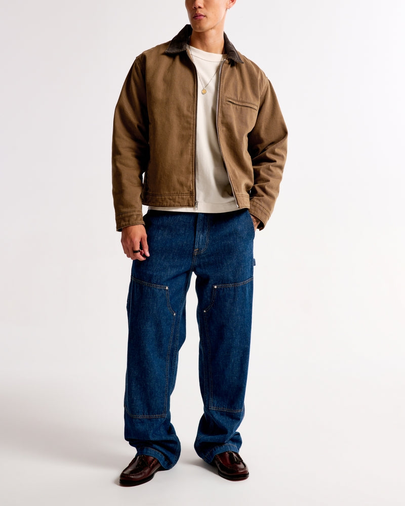 LM | Short zip-off work jacket