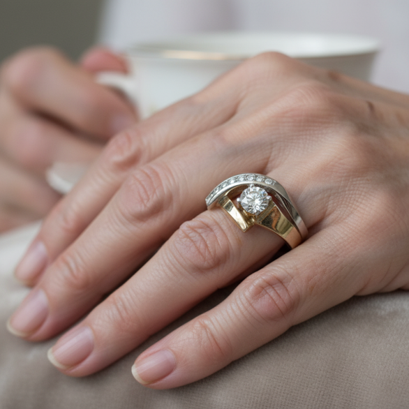 Romantic Gold Ring for Special Moments