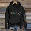 Comstylish Women's Kindness Never Goes Out Of Style Printed Casual Hoodie