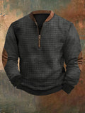 Men's Zipper Long Sleeve Sweatshirt elevenforest