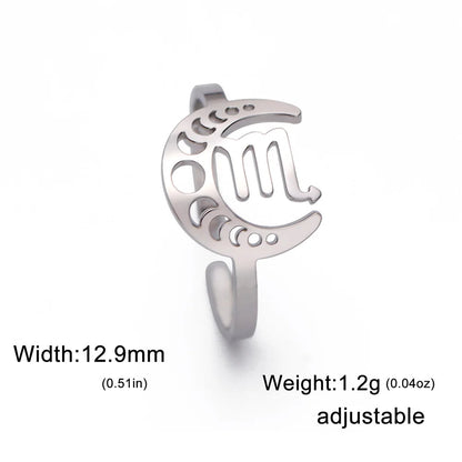 Moonlit Constellation Rings