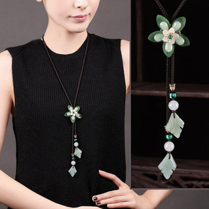 Retro Ornament Chain Simple Pendant Accessories Necklace