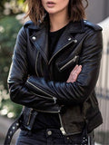 Carlota® | Perfect faux fur jackets with zipper, elegant women's jackets