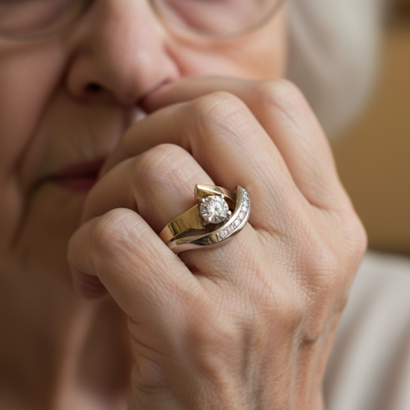 Romantic Gold Ring for Special Moments