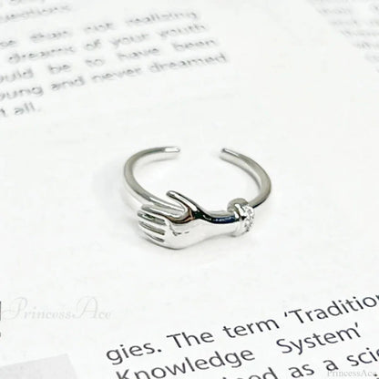 Imaginative Pair Handclasp Macabre Band