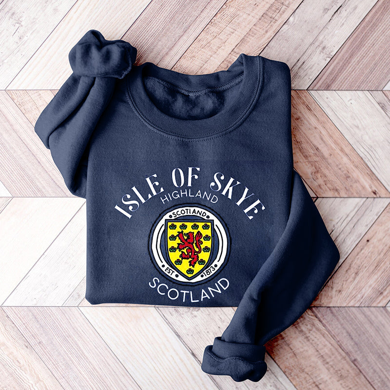 Comstylish Isle Of Skye Scottish Print Casual And Comfortable Sweatshirt