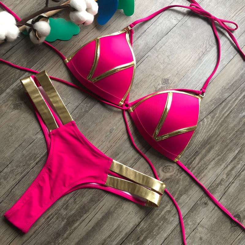 Brastias® | Bikini With Bronze Sides