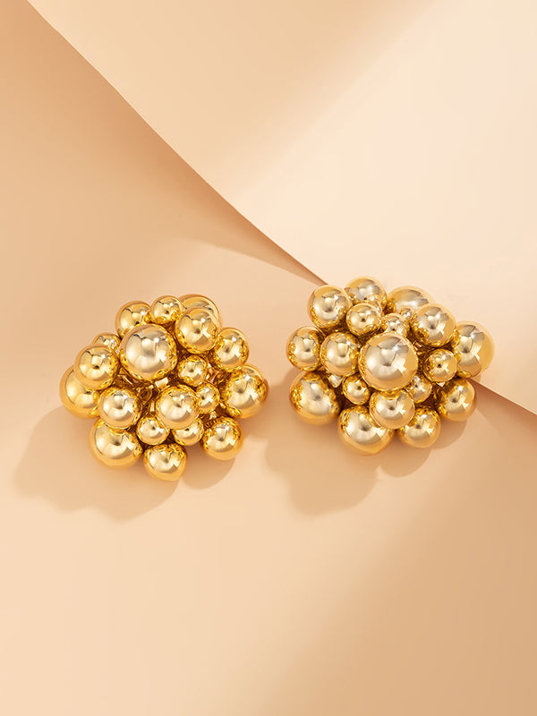 Geometric Color Earrings Accessories