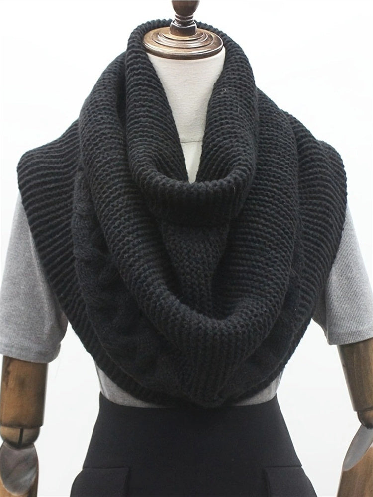 Vintage Cable Knit Cozy Scarf artswardrobe