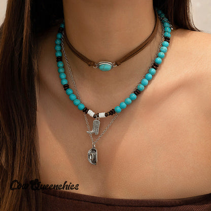 Multi Layered Necklace Set