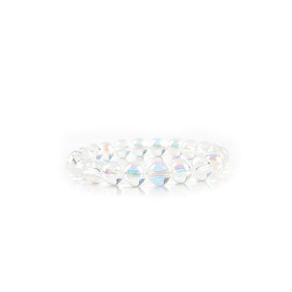 8mm Aura Angel Spiritual Beaded Crystal Bracelet