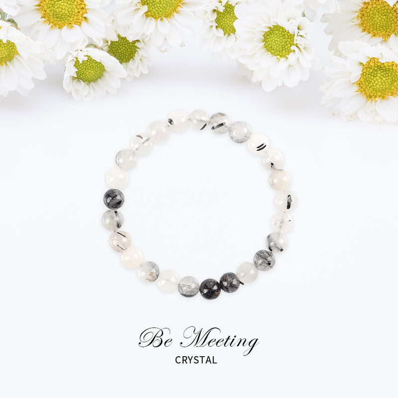 8mm Black Tourmaline Spiritual Protection Bracelet
