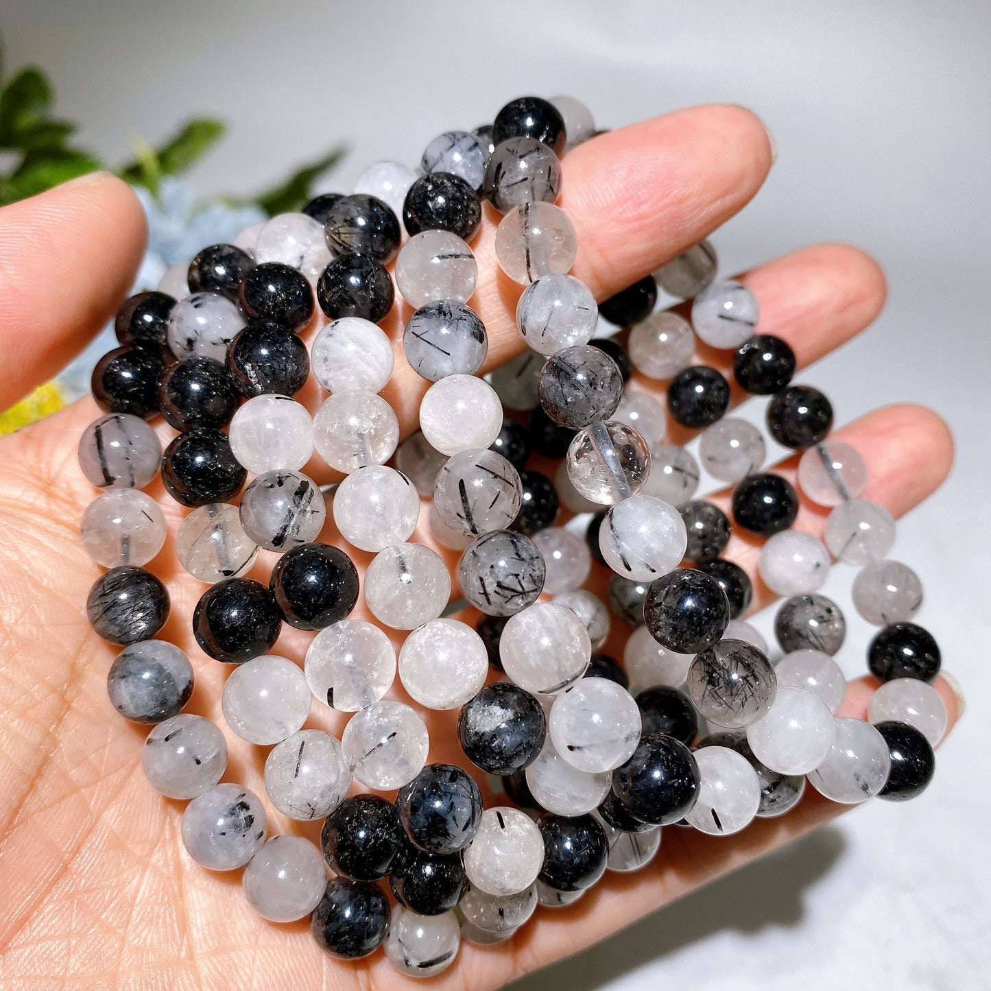 8mm Crystal Healing Bracelet for Spiritual Protection