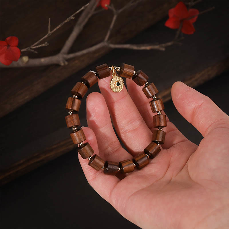 8mm Rosewood Spiritual Bracelet for Warmth & Balance