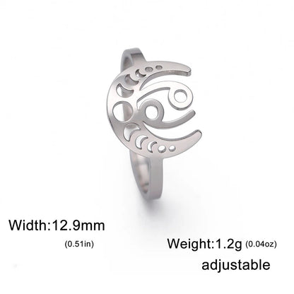 Moonlit Constellation Rings