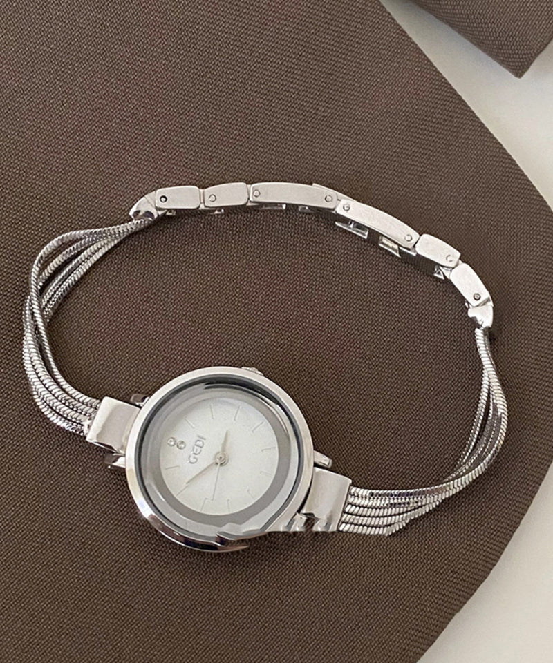 Boutique Silk Alloy Quartz Movement Tempered Glass Tassel Watches