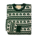 Women's Irish St. Patrick's Day Shamrock Cozy Knit Sweater artswardrobe
