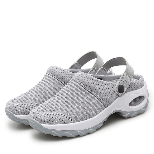 EP Femmes Air Cushion Platform Mesh Mules Sneaker Sandals