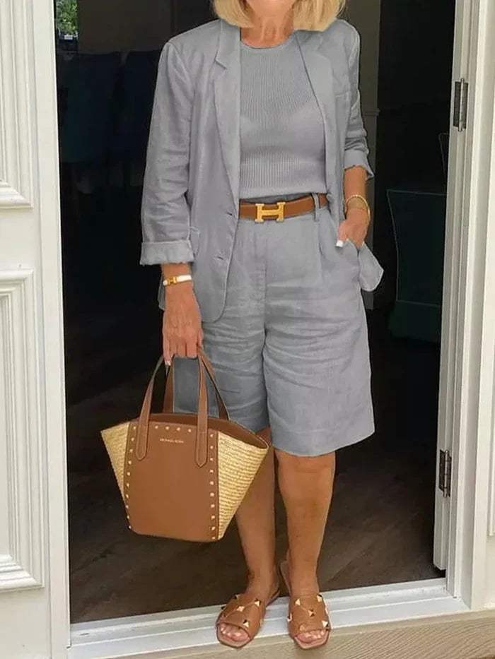 LM | Elegant blazer and shorts - Stylish - Ideal for warm days