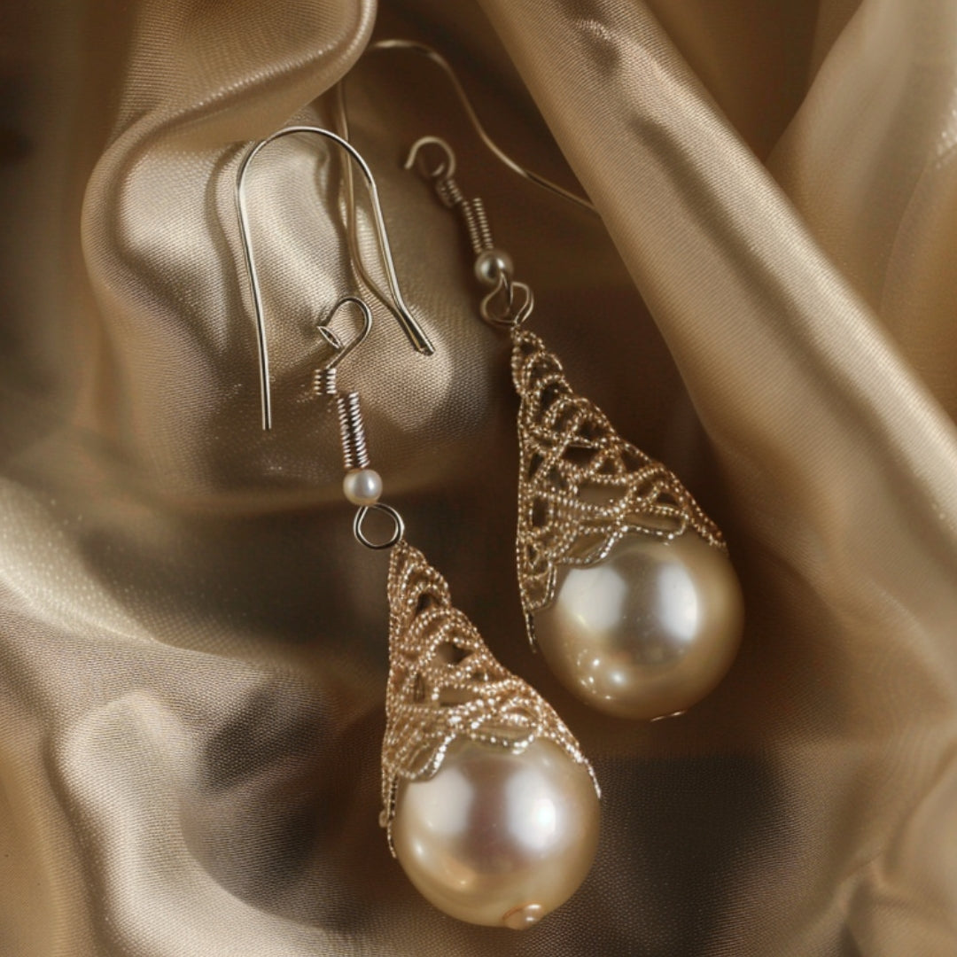 Romantic Gold Earring for Special Moments