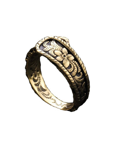 Gold Sterling Silver Ancient Gold Rings