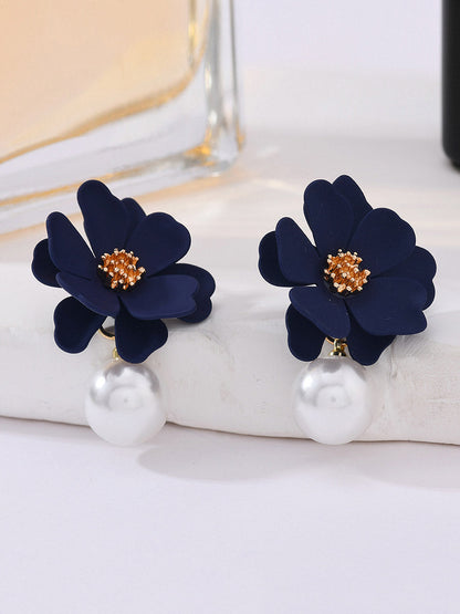 Flower Shape Earrings Accessories