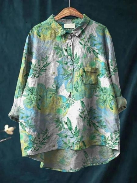LM | Elegant and versatile floral blouse