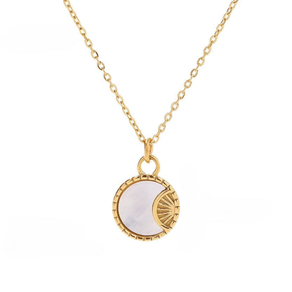 Celine Celestial Starburst Pendant Necklace