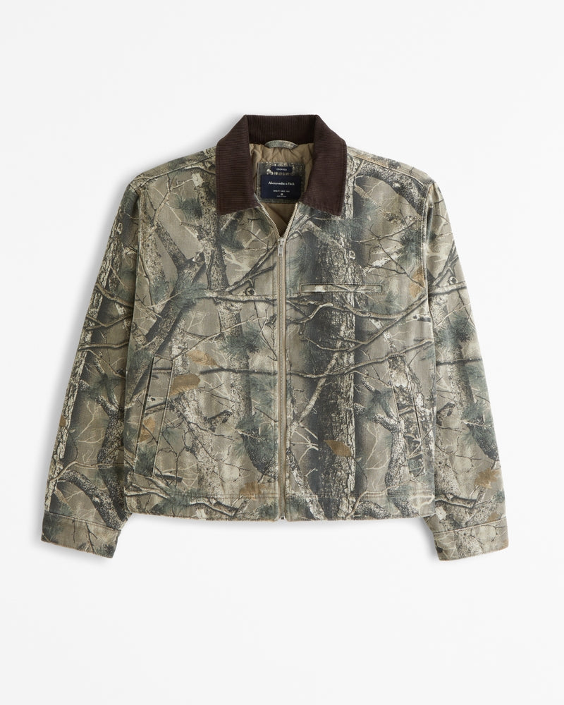LM | Short zip-off work jacket