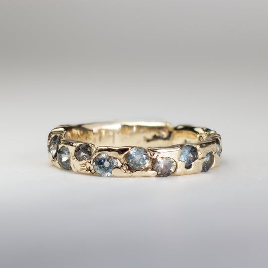 Delicate Artisan Gold Ring