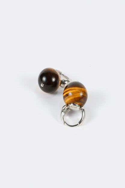 Natural Stone Pendant Earrings