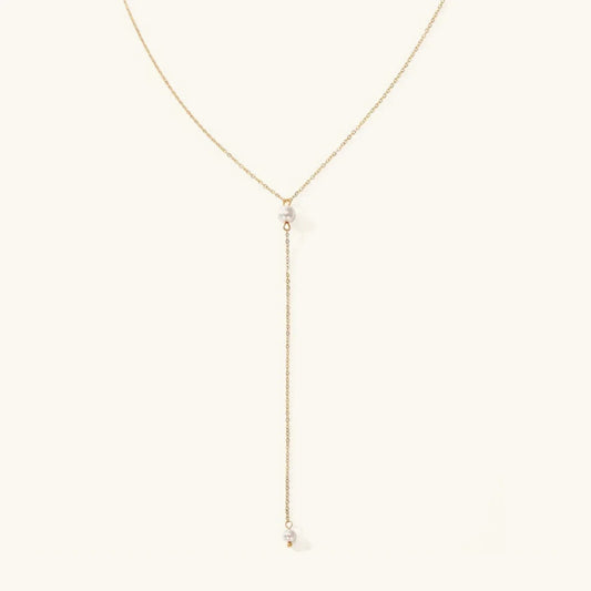 Beatrice Pearl Tassel Necklace