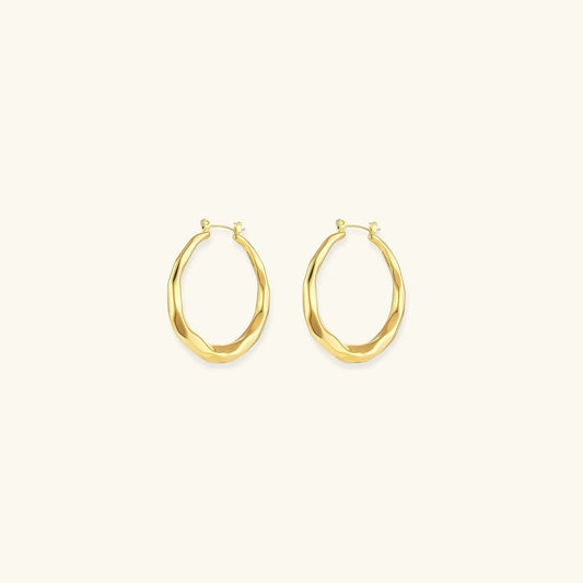 Aire Hoop Earrings