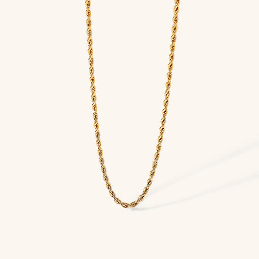 Aurelia Rope Gold Necklace