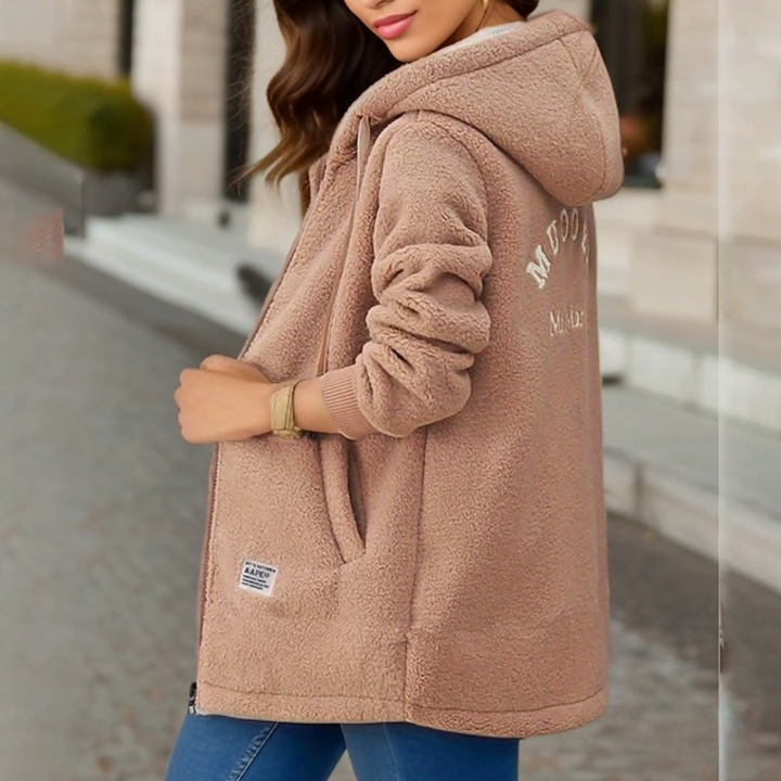 LM | trendy warm teddy coat