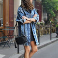 LM | Women's Long denim jacket