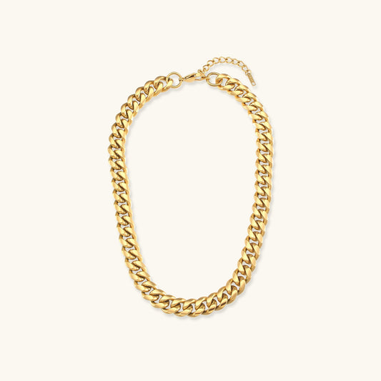 Bold Essence - Chunky Gold Chain Necklace