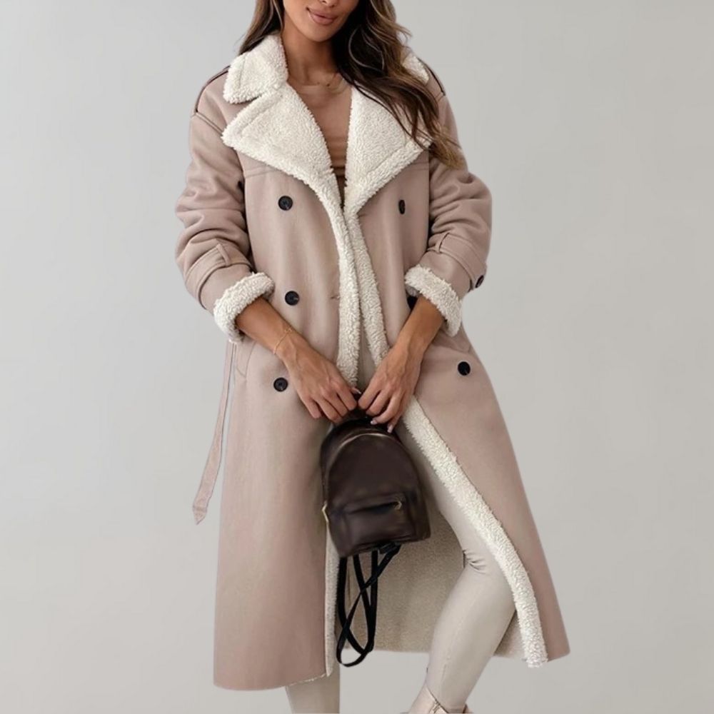 LM | elegant winter fur coat