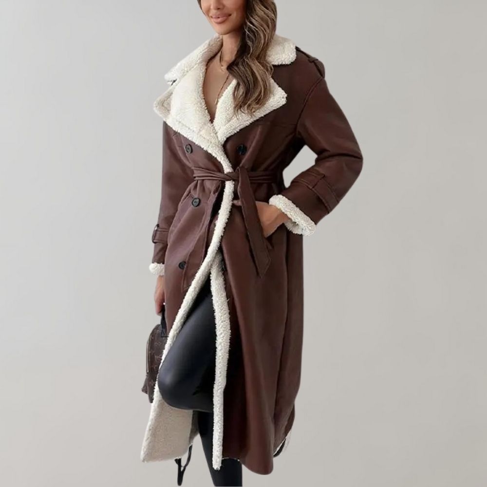LM | elegant winter fur coat