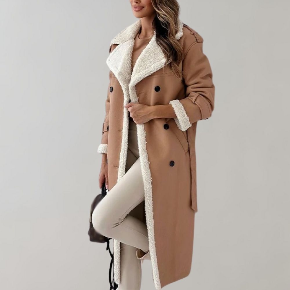 LM | elegant winter fur coat