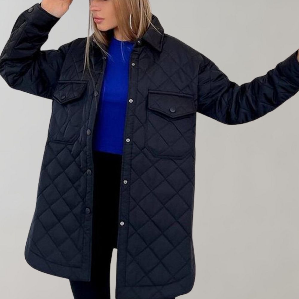 LM | Stylish long ladies coat