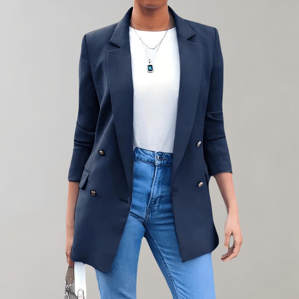 LM | Cosmopolitan long coat for women with an elegant look