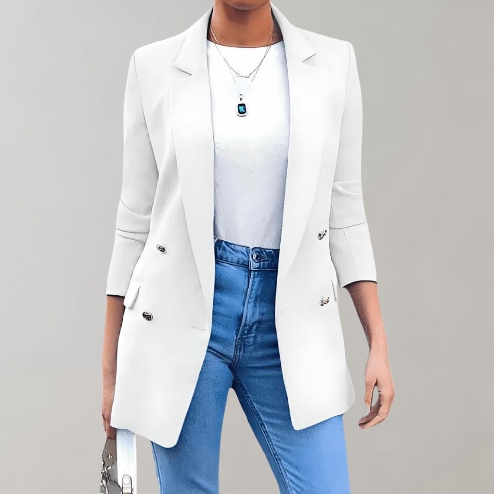 LM | Cosmopolitan long coat for women with an elegant look