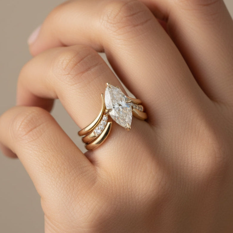 Beautiful Gold Ring with Unique Style