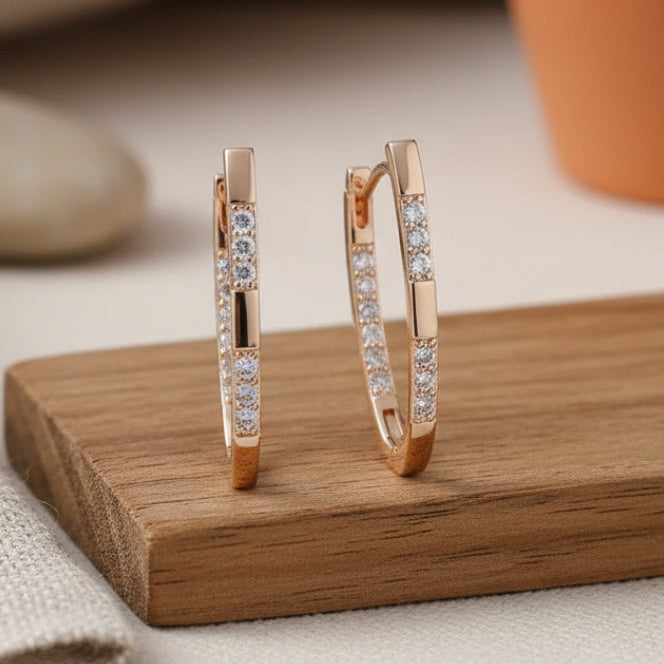 Beautiful Gold Earring with Unique Style