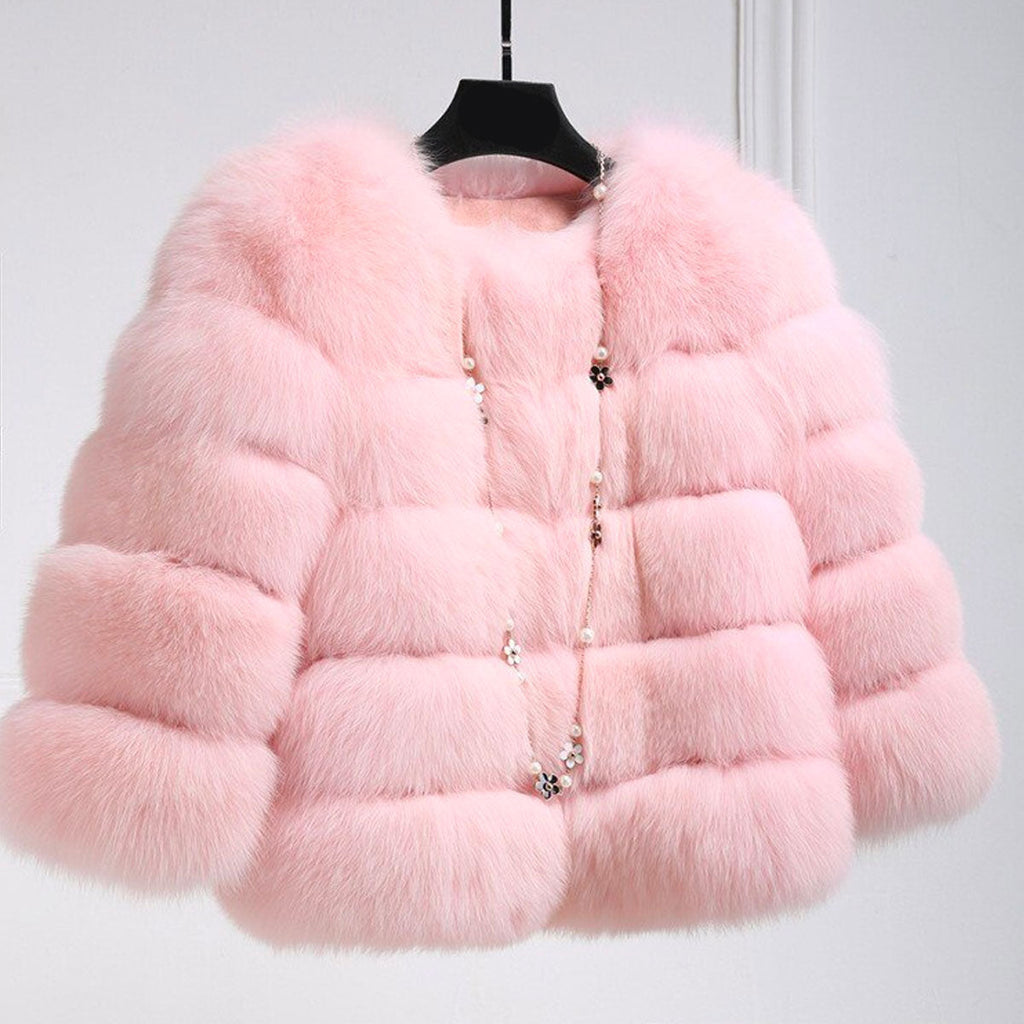 LM | Glamorous fur coat for women
