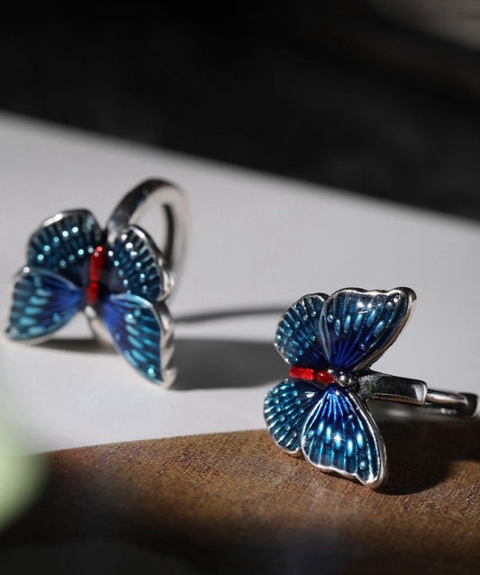 Dream Butterfly Jewelry Style Enamel Colorful Ear Buckle
