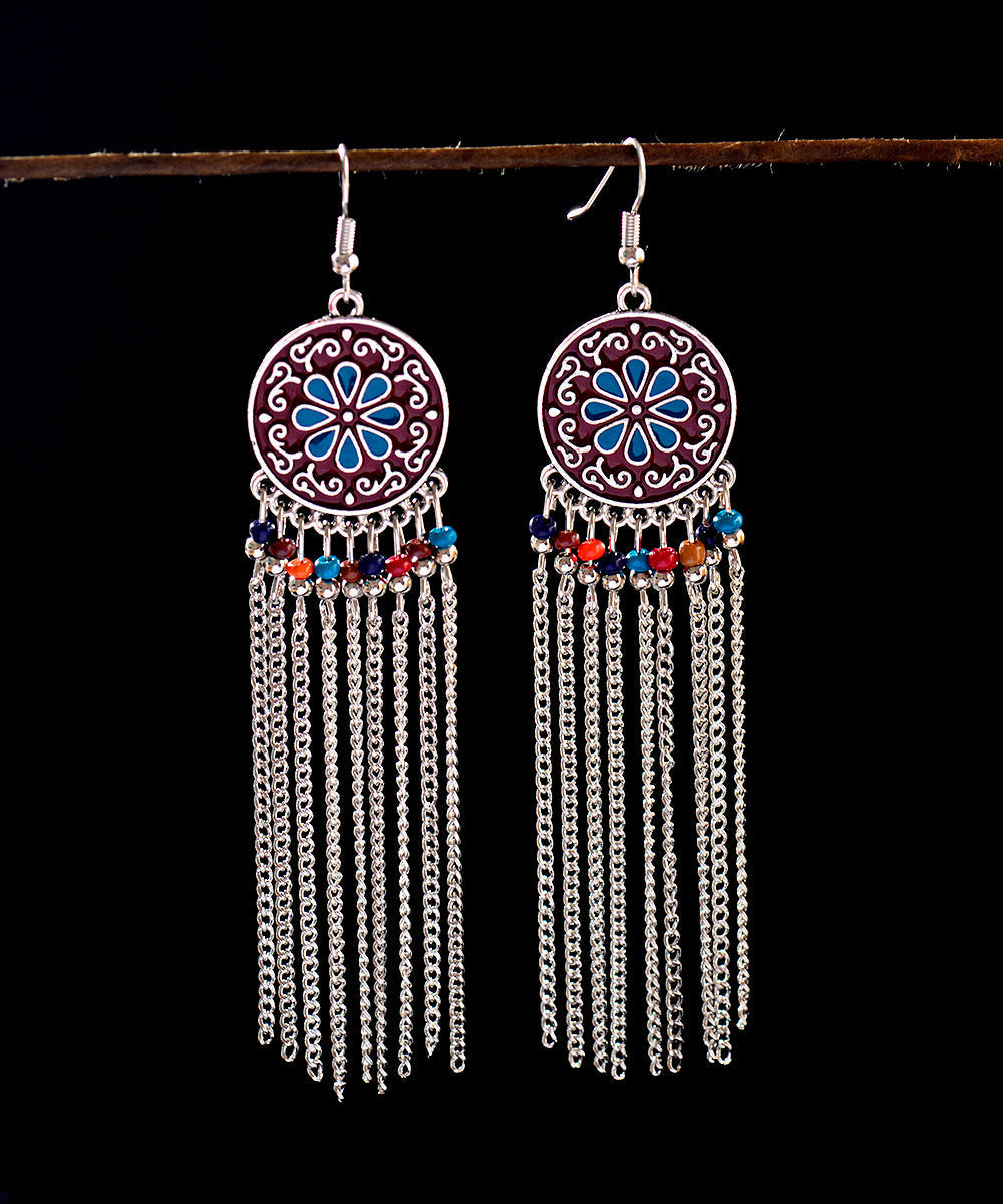 Mulberry Overgild Tassel Drop Earrings