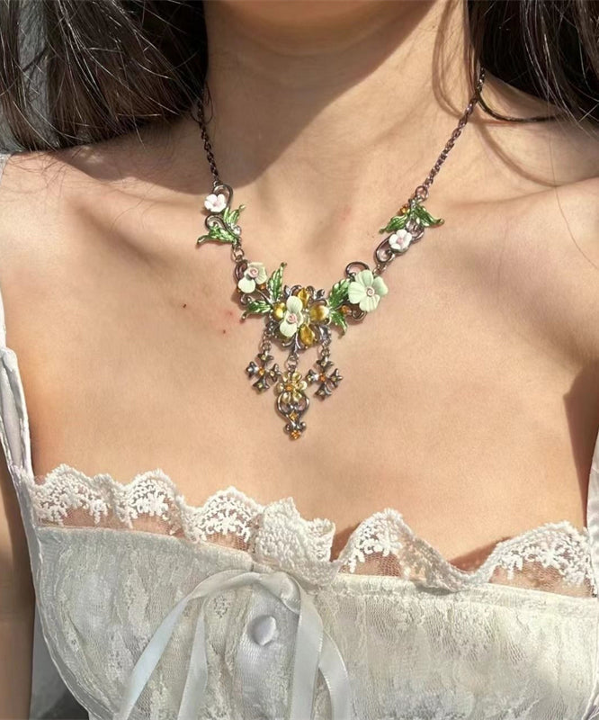 Fine Silk Sterling Silver Tassel Lariat Necklace Ab1072