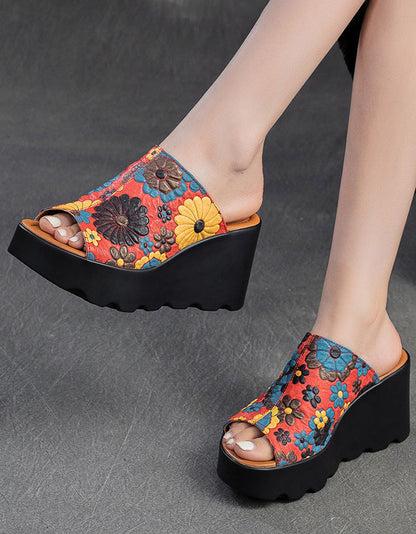 EP à talons compensés LD Floral